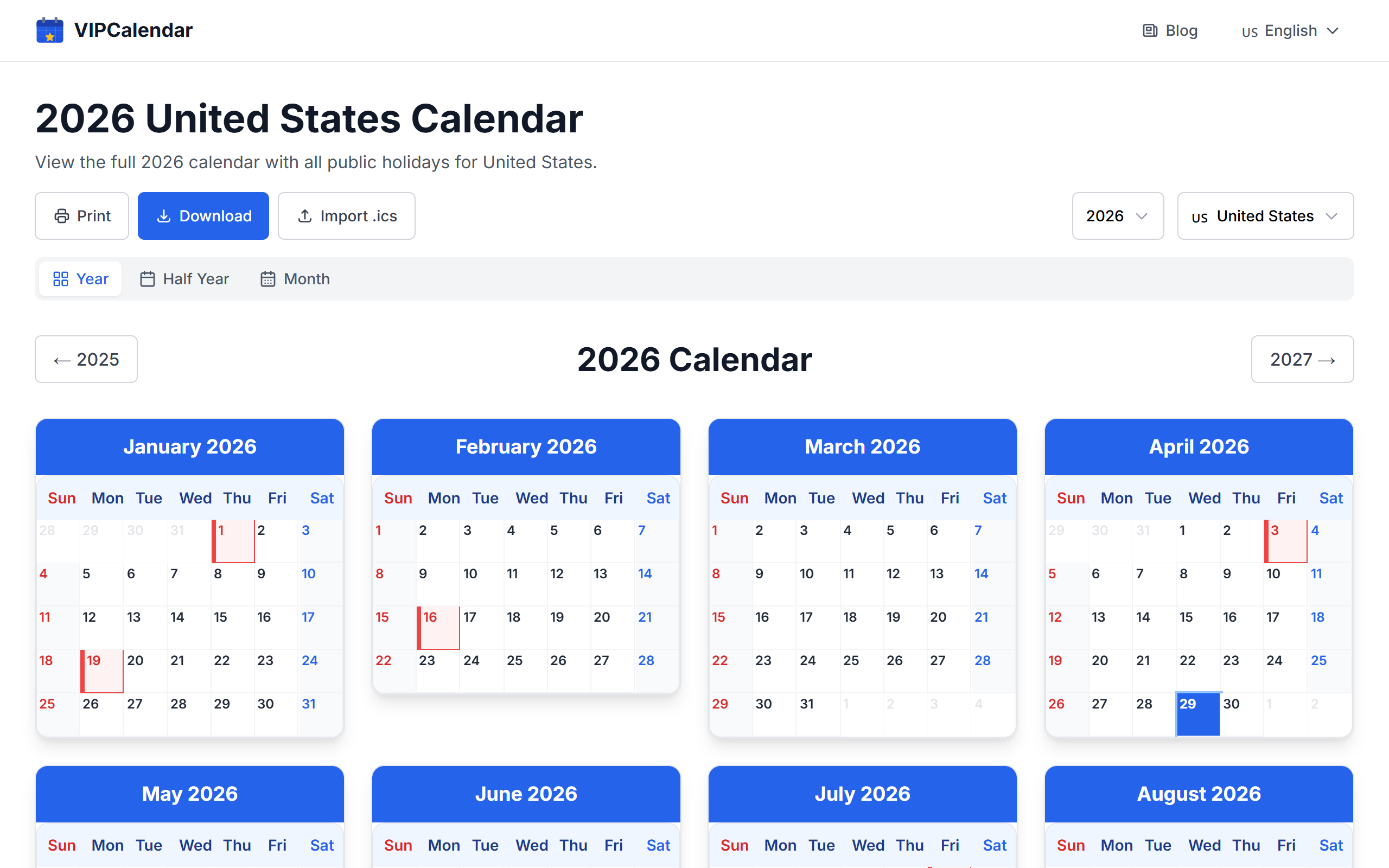 VIPCalendar screenshot
