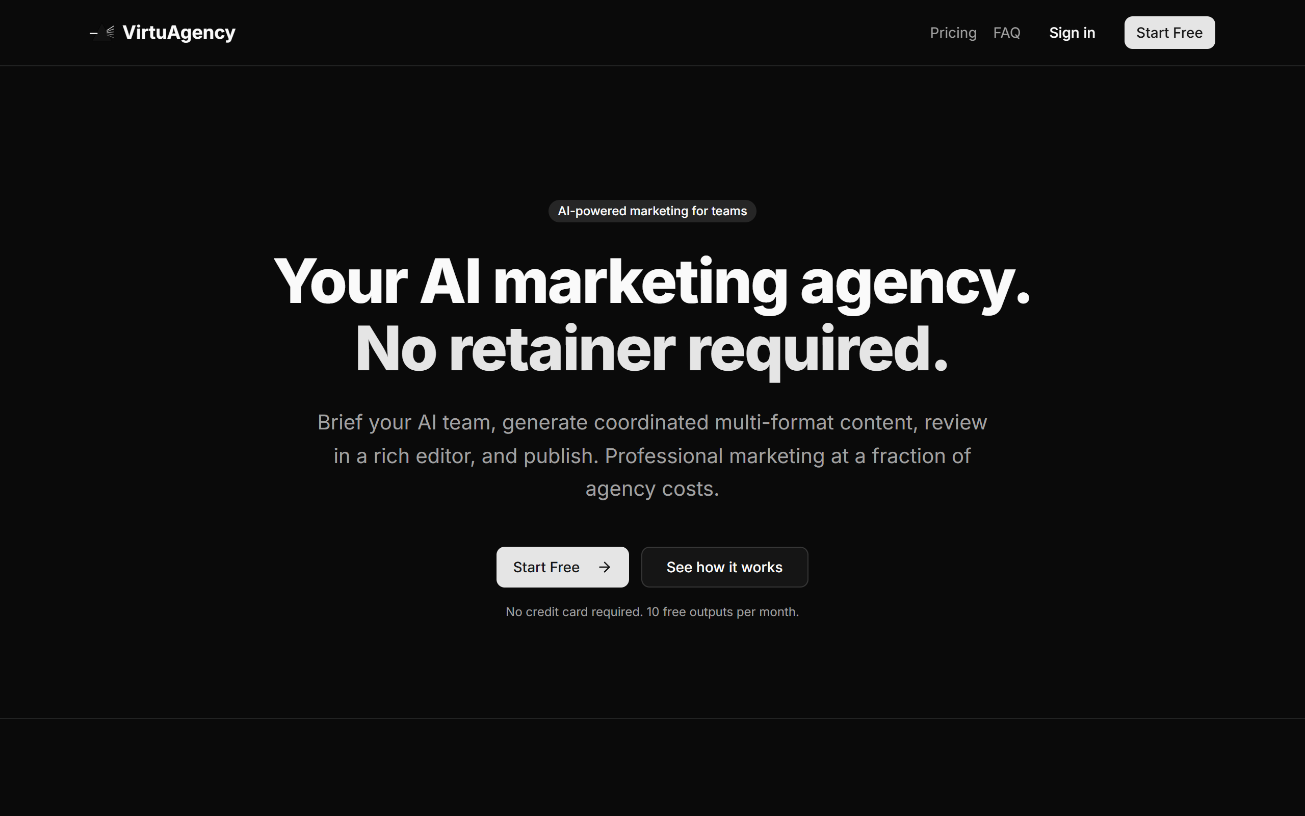 VirtuAgency screenshot