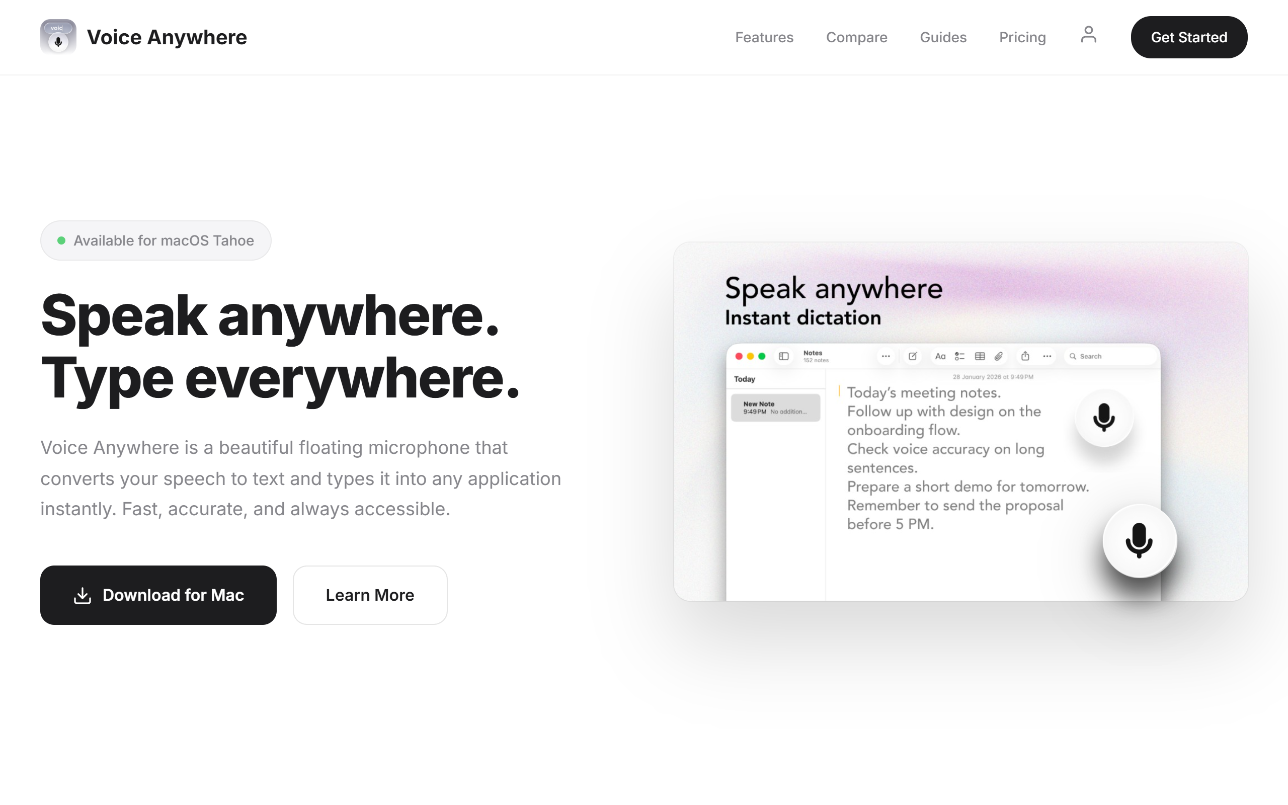 Voice Anywhere screenshot