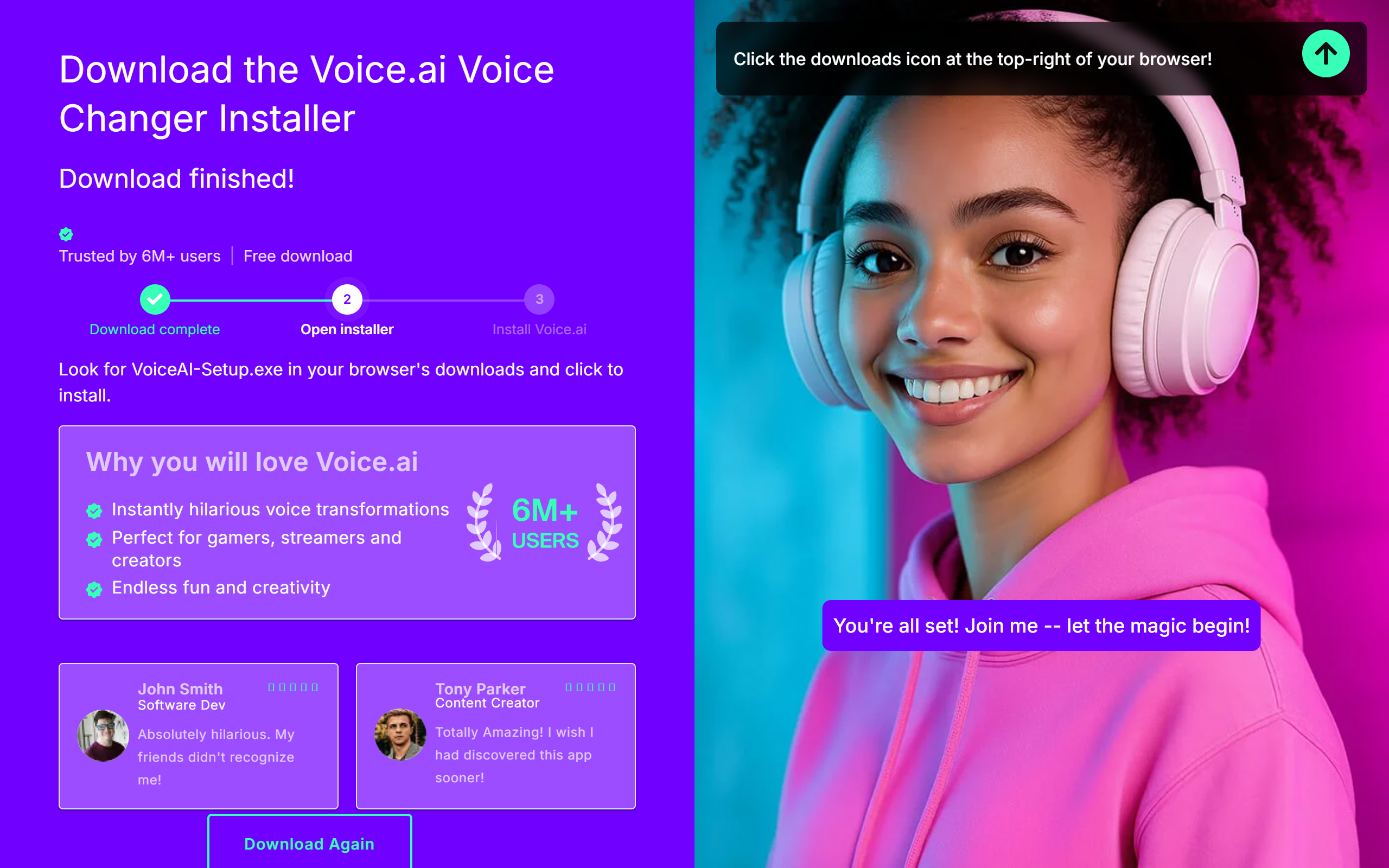 Voice.ai screenshot