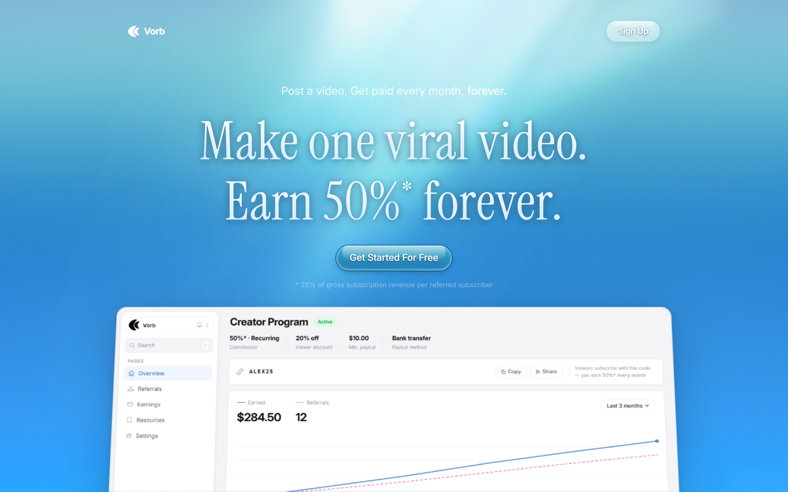 Vorb screenshot