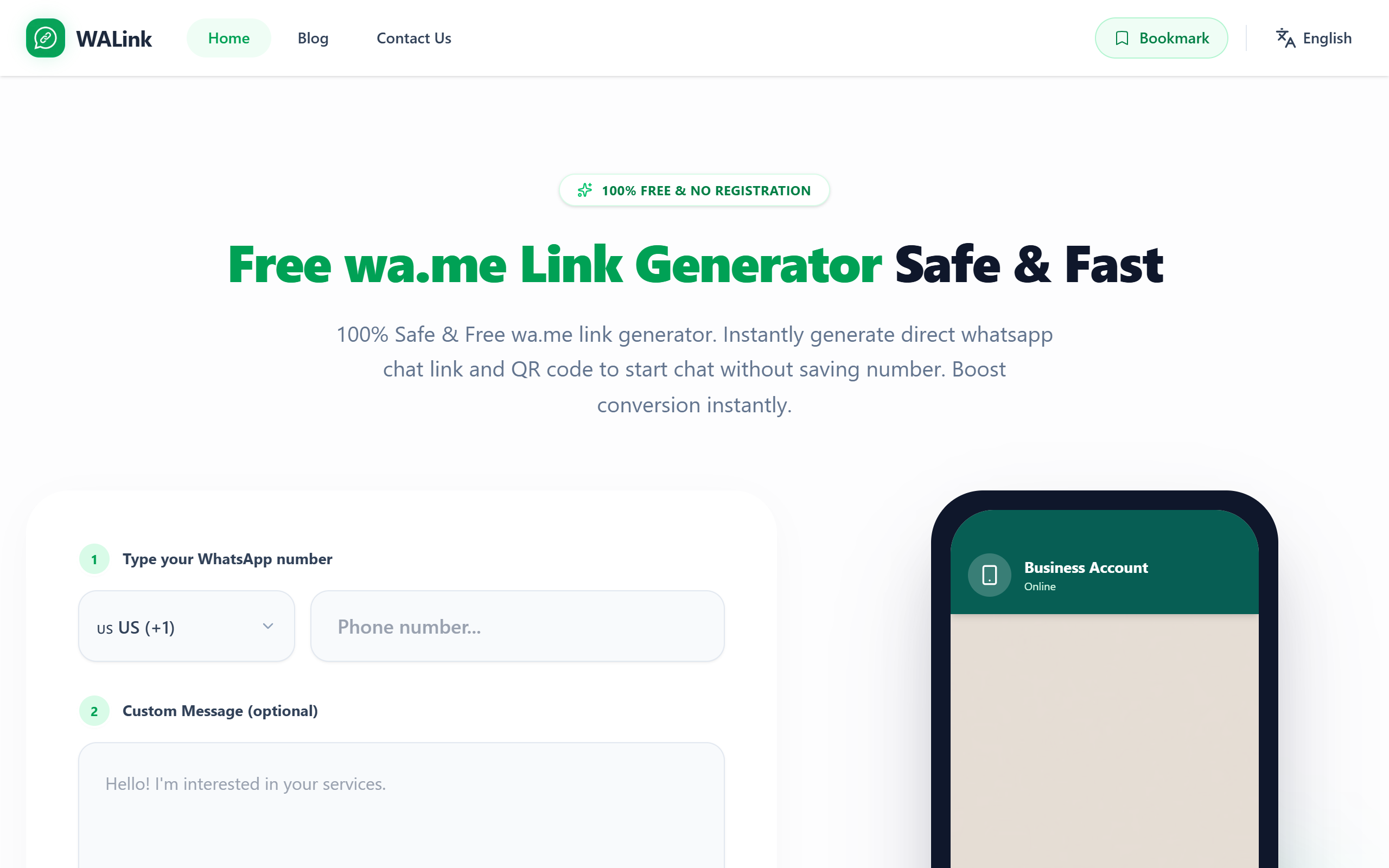 WA link screenshot