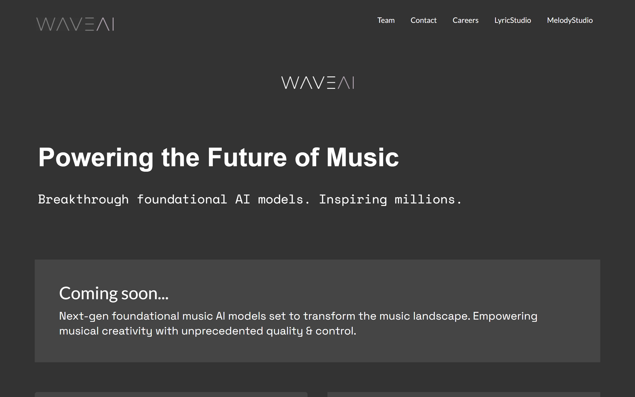 WaveAI screenshot