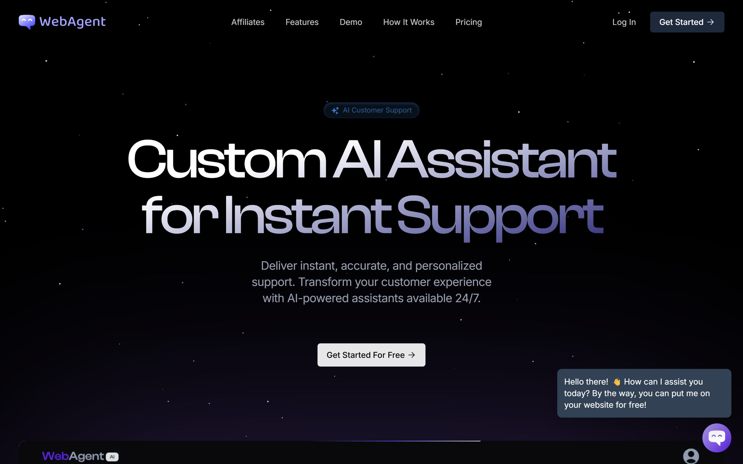 WebAgent.ai screenshot