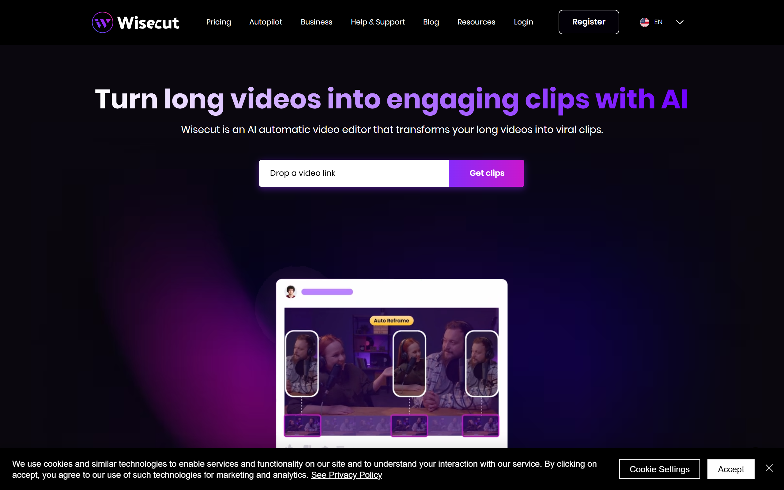 Wisecut screenshot