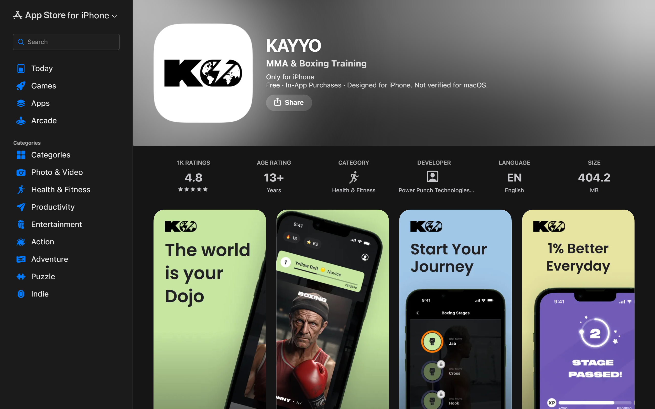 Workout Planner by Kayyo screenshot