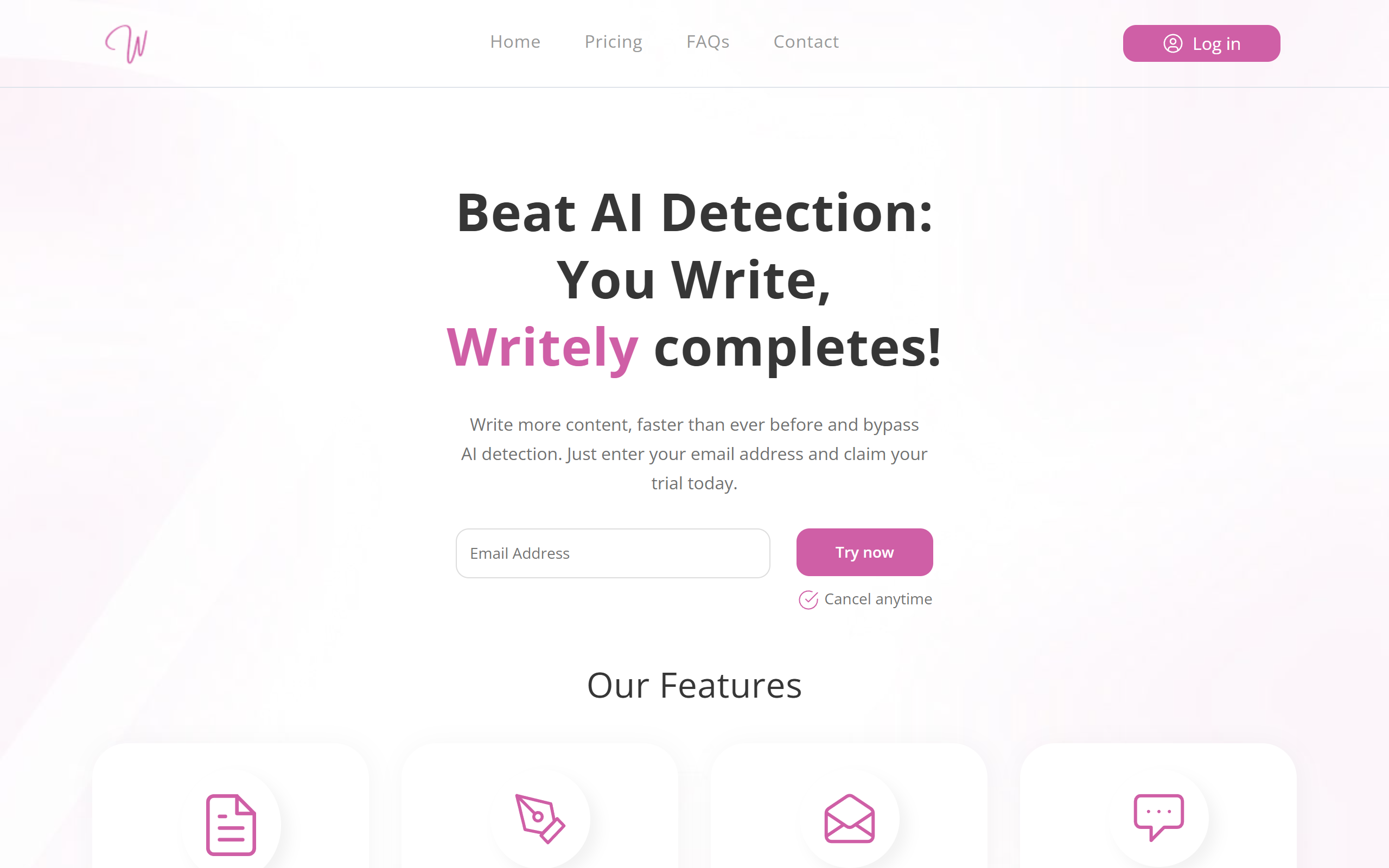 Writely AI screenshot